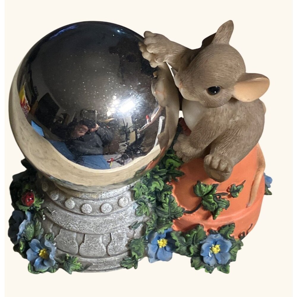 Charming Tails "I See Myself In You" Mouse Figurine By Fitz & Floyd Vintage